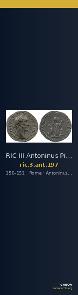RIC III Antoninus Pius 197 — CANOA