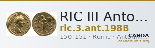 RIC III Antoninus Pius 198B — CANOA