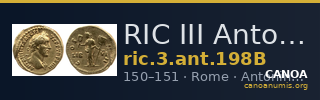 RIC III Antoninus Pius 198B — CANOA