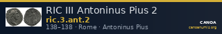 RIC III Antoninus Pius 2 — CANOA