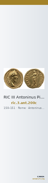 RIC III Antoninus Pius 200c — CANOA