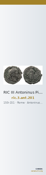 RIC III Antoninus Pius 201 — CANOA