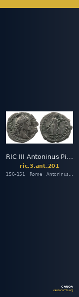 RIC III Antoninus Pius 201 — CANOA