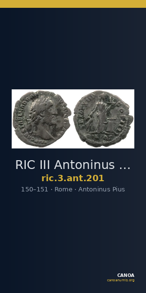 RIC III Antoninus Pius 201 — CANOA