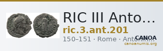 RIC III Antoninus Pius 201 — CANOA