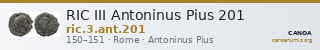 RIC III Antoninus Pius 201 — CANOA