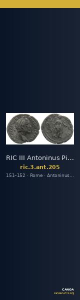 RIC III Antoninus Pius 205 — CANOA