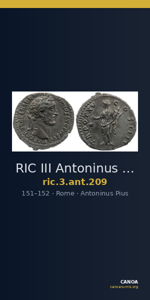 RIC III Antoninus Pius 209 — CANOA