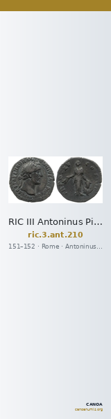 RIC III Antoninus Pius 210 — CANOA