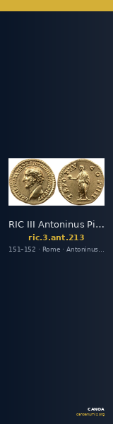 RIC III Antoninus Pius 213 — CANOA