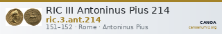 RIC III Antoninus Pius 214 — CANOA