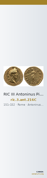 RIC III Antoninus Pius 216C — CANOA