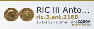 RIC III Antoninus Pius 216D — CANOA