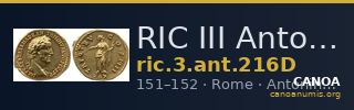 RIC III Antoninus Pius 216D — CANOA
