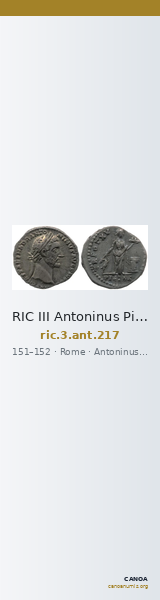 RIC III Antoninus Pius 217 — CANOA