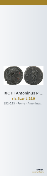 RIC III Antoninus Pius 219 — CANOA