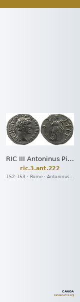 RIC III Antoninus Pius 222 — CANOA