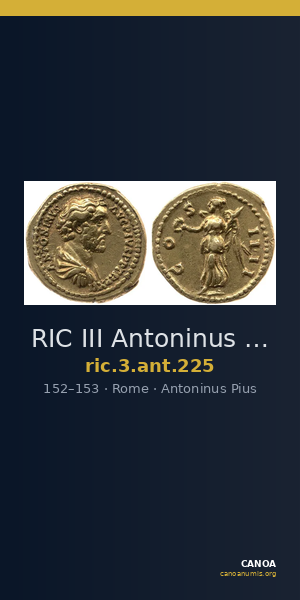 RIC III Antoninus Pius 225 — CANOA