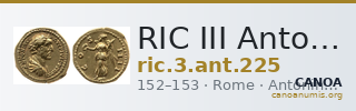 RIC III Antoninus Pius 225 — CANOA