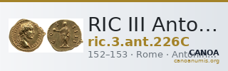 RIC III Antoninus Pius 226C — CANOA