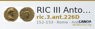RIC III Antoninus Pius 226D — CANOA
