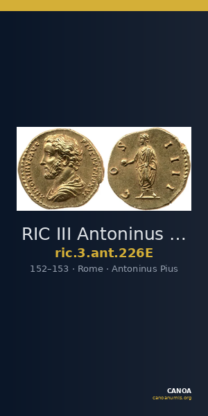 RIC III Antoninus Pius 226E — CANOA