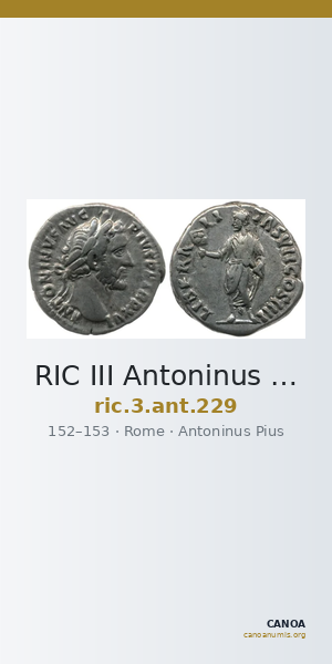 RIC III Antoninus Pius 229 — CANOA