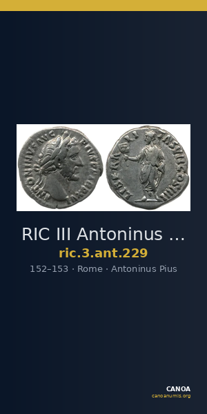 RIC III Antoninus Pius 229 — CANOA