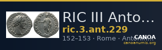 RIC III Antoninus Pius 229 — CANOA