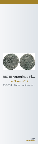 RIC III Antoninus Pius 232 — CANOA