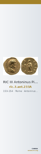 RIC III Antoninus Pius 233A — CANOA