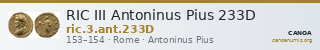 RIC III Antoninus Pius 233D — CANOA