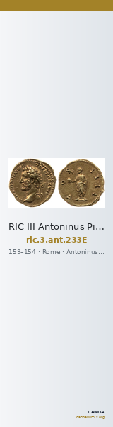RIC III Antoninus Pius 233E — CANOA