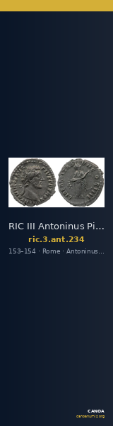 RIC III Antoninus Pius 234 — CANOA