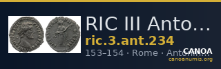 RIC III Antoninus Pius 234 — CANOA