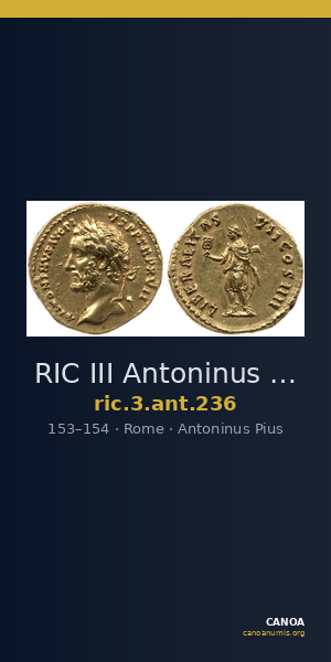 RIC III Antoninus Pius 236 — CANOA