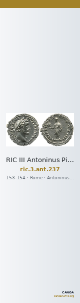 RIC III Antoninus Pius 237 — CANOA
