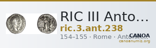 RIC III Antoninus Pius 238 — CANOA