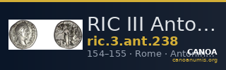 RIC III Antoninus Pius 238 — CANOA