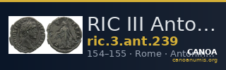 RIC III Antoninus Pius 239 — CANOA