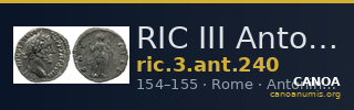 RIC III Antoninus Pius 240 — CANOA