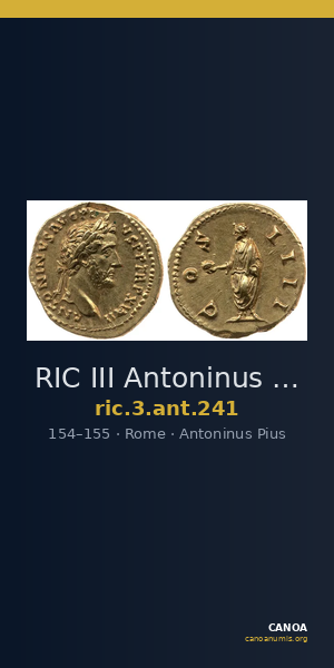 RIC III Antoninus Pius 241 — CANOA
