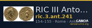 RIC III Antoninus Pius 241 — CANOA
