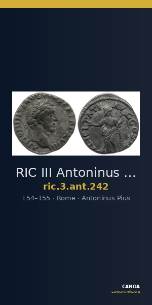RIC III Antoninus Pius 242 — CANOA