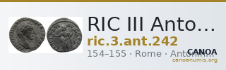RIC III Antoninus Pius 242 — CANOA