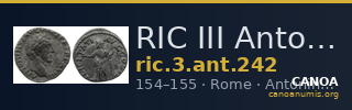 RIC III Antoninus Pius 242 — CANOA