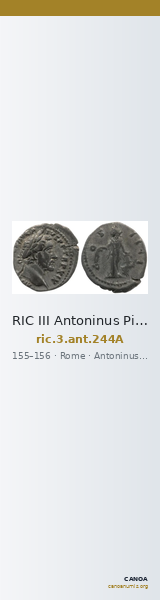RIC III Antoninus Pius 244A — CANOA