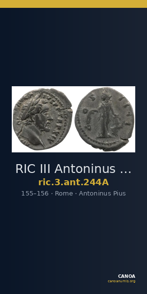 RIC III Antoninus Pius 244A — CANOA