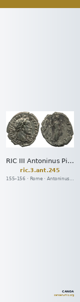 RIC III Antoninus Pius 245 — CANOA