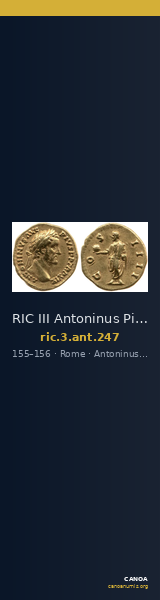 RIC III Antoninus Pius 247 — CANOA